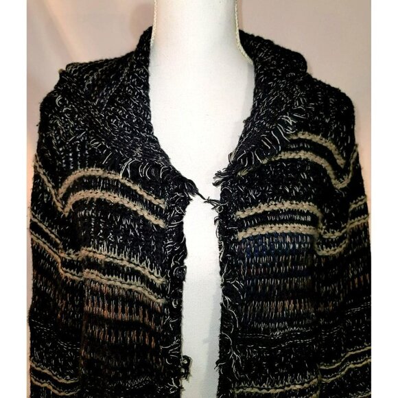 FYLO London - Fringed hoodie cardigan Size M - Picture 4 of 9